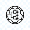 足球赛事网绿色足球Logo大图